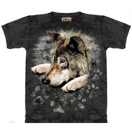 "Wolf in Dye Paw" T-Shirt von The Mountain