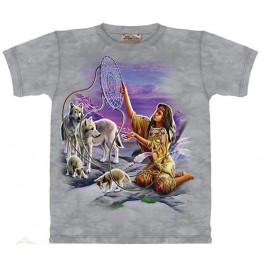 "White Wolf Family Dreams" T-Shirt von The Mountain