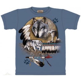 "Healing Wolf" T-Shirt von The Mountain in XXL