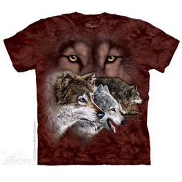 "Finde 9 Wölfe" T-Shirt für Kinder