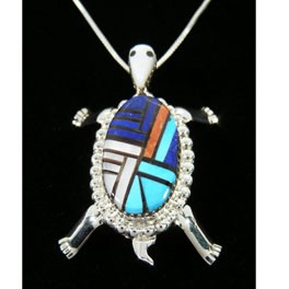 Zuni Einlegearbeit "Turtle"