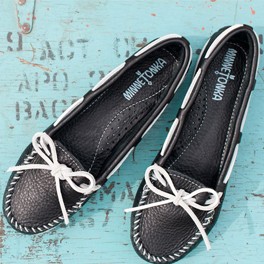 Glattleder "Boat Moccasins"