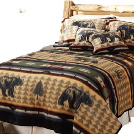 Mega grosse Kuscheldecke "BEAR FEVER" mit Kissenüberzug