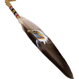 Kleine Feder "Adler" der Navajo
