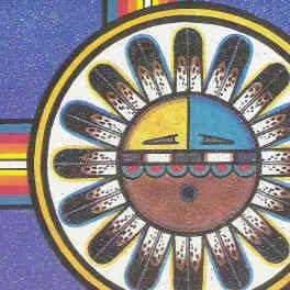 Druck von J. Martinez "Blue Sun"