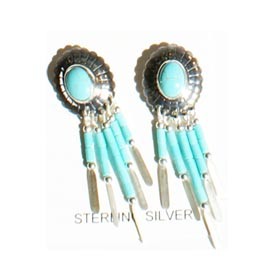 Ohrstecker "Dangles" -türkis
