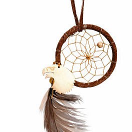 Kleiner Krafttier Traumfänger "Adler"