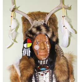 Zeremonialmaske, Deer-Dreamer Lakota Jäger
