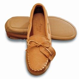 Bequemer und praktischer Moccasin für Herren aus Elchleder