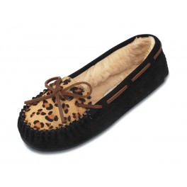 Slipper Leopard Cally, gefütterter Damen-Hausschuh