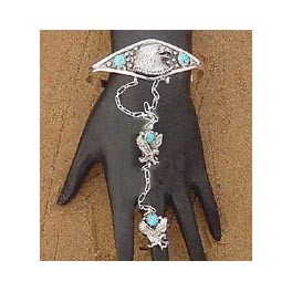 Slavebracelet Armband mit Ring der Navajo