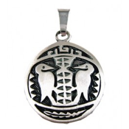 Sternzeichen-Amulett "Specht" gross 21.6.-21.7.