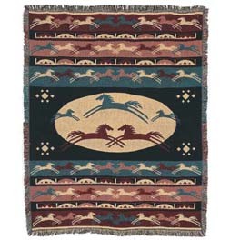 Web-Decke "Indian Pony"