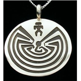 Amulett Labyrinth "Man in The Maze" der Navajo