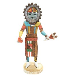 Kachina "Sunface" aus Schnitzerei