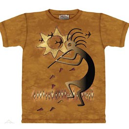 "Fertility Glyph" Kokopelli T-Shirt von The Mountain