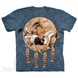 "Soquili" Pferde-Schild T-Shirt von The Mountain