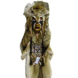 Zeremonialmaske, Dakota-Sioux-Krieger