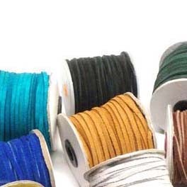Wildlederband auf Rollen 3 mm 