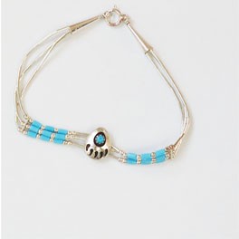 Liquid Silver Bärentatzen Armband