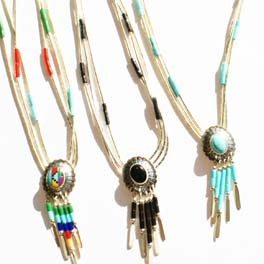 Liquidsilverkette "Concho +Dangles" in 3 Farben