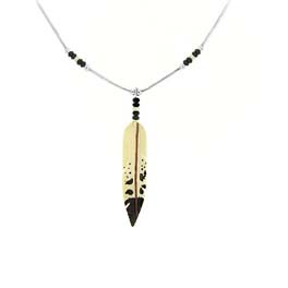 Liquid Silver Kette "Adlerfeder"