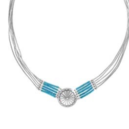 Liquid Silver Kette "Concho"
