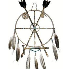 Medizinrad /Ausrüstungsschild Navajo