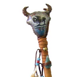 Rasseln der Navajo - Büffelschädel