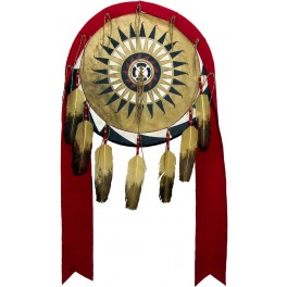 "Black War Bonnet" Schild