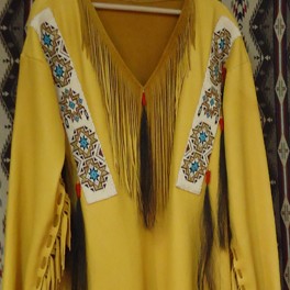 Weiches Hirschlederhemd der Navajo
