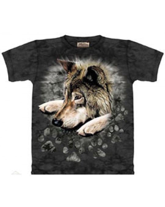 "Wolf in Dye Paw" T-Shirt von The Mountain