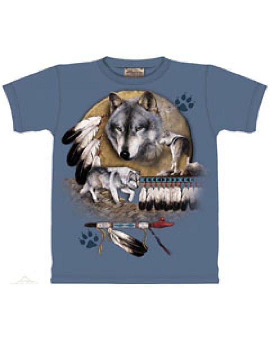"Healing Wolf" T-Shirt von The Mountain in XXL