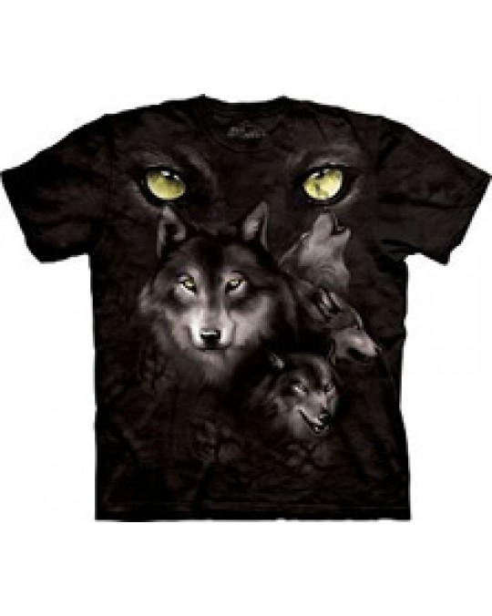 "Moon Eyes Collage" T-Shirt von The Mountain.