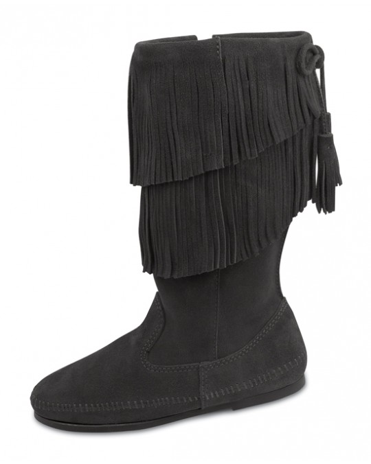 Mokassin Fransen-Stiefel 2 Lagen