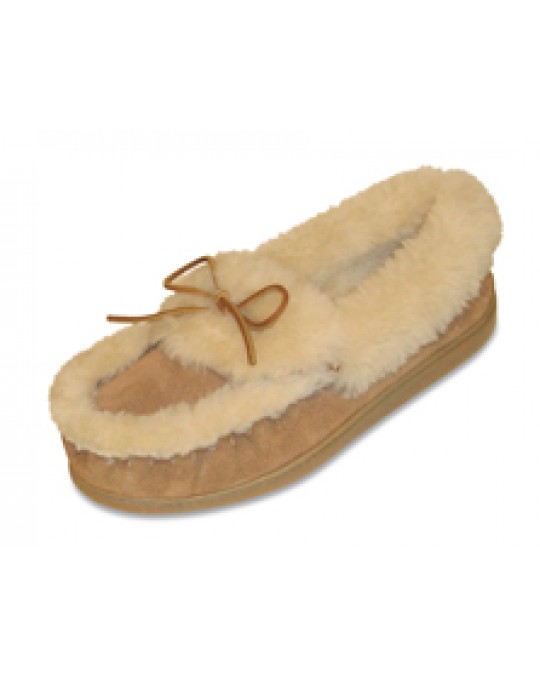 Sheepskin (Lammfell) Moccasins Damen von Minnetonka