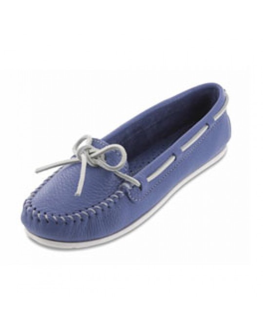 Glattleder "Boat Moccasins" ocean Blue