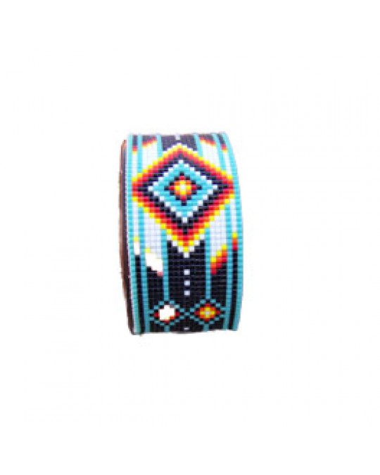 Armband mit Perlenarbeit, indianische Handarbeit