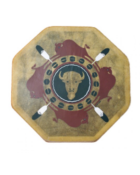 Trommel aus dem Taos Pueblo "Buffalo Spirit"