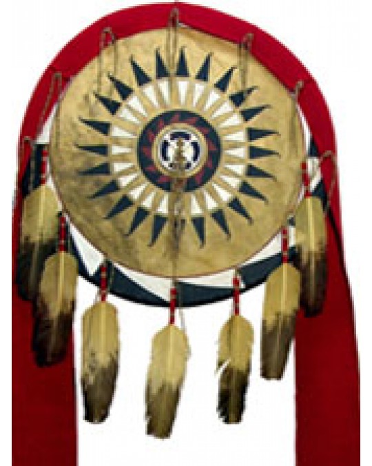 "Black War Bonnet" Schild