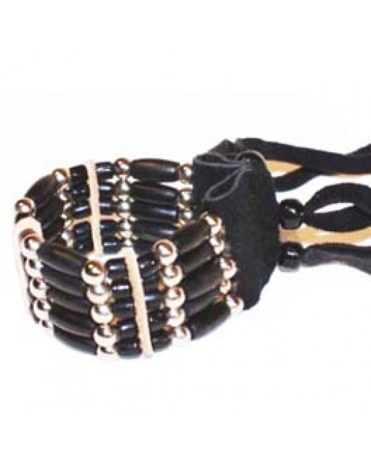 Armband aus Horn, Glasperlen in div. Farben