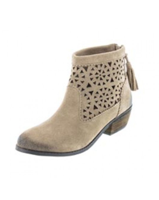 Westernboot "Cutout"-Stiefelette in Taupe
