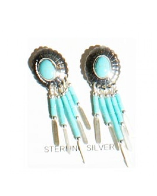 Ohrstecker "Dangles" -türkis