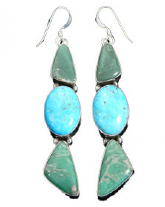 Navajo Ohrringe Türkis 