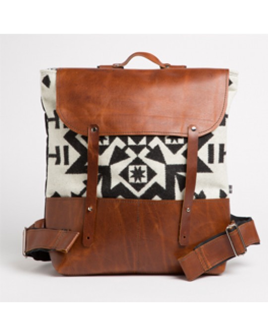 Ethno Rucksack  "Black and White"