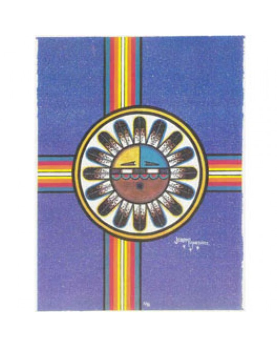 Druck von J. Martinez "Blue Sun"