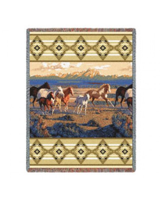 Web-Decke "Mustangs"
