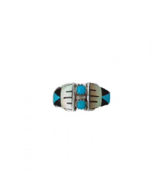 Ring Zuni Einlegearbeit