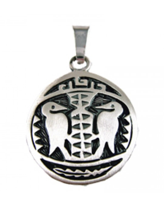 Sternzeichen-Amulett "Specht" gross 21.6.-21.7.