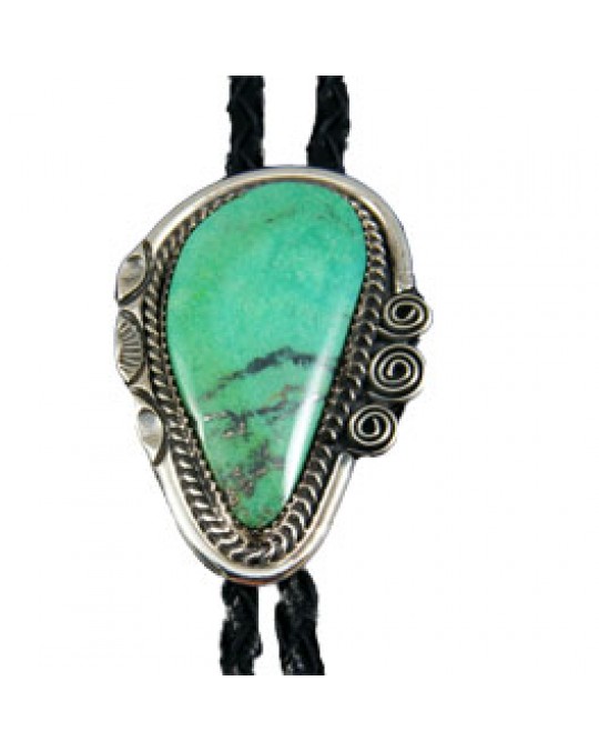 Bolo Tie mit grünem Türkis